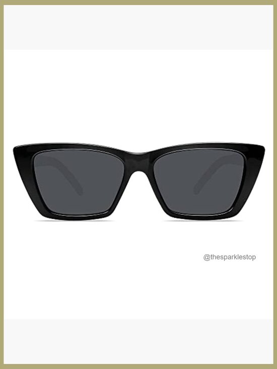 Vintage Cat Eye Polarized Sunglasses with Composite Frame main image 7